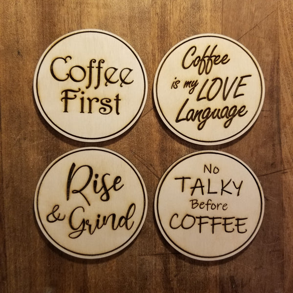 Coffee Wooden Coasters