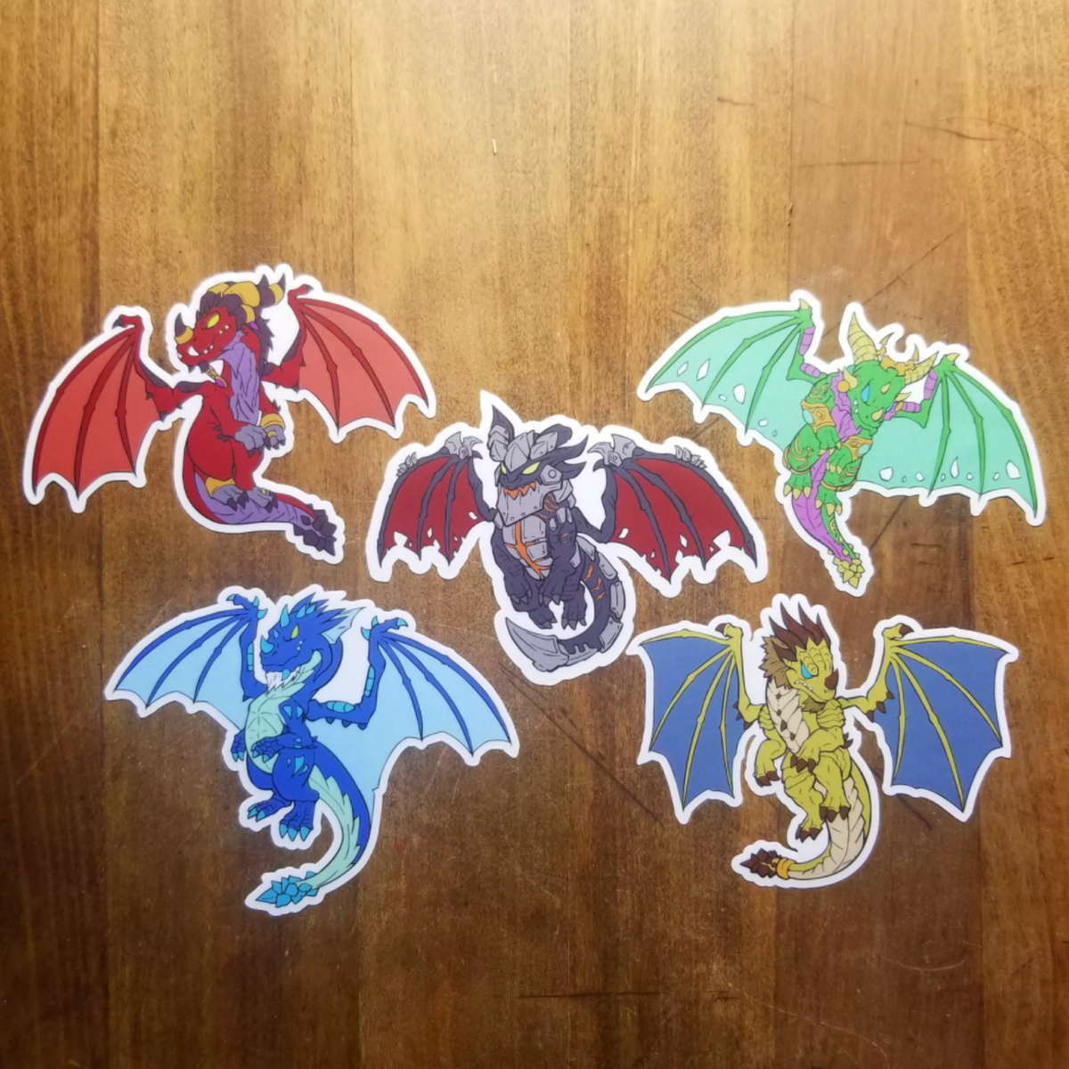 Dinosaur Colorful Stickers