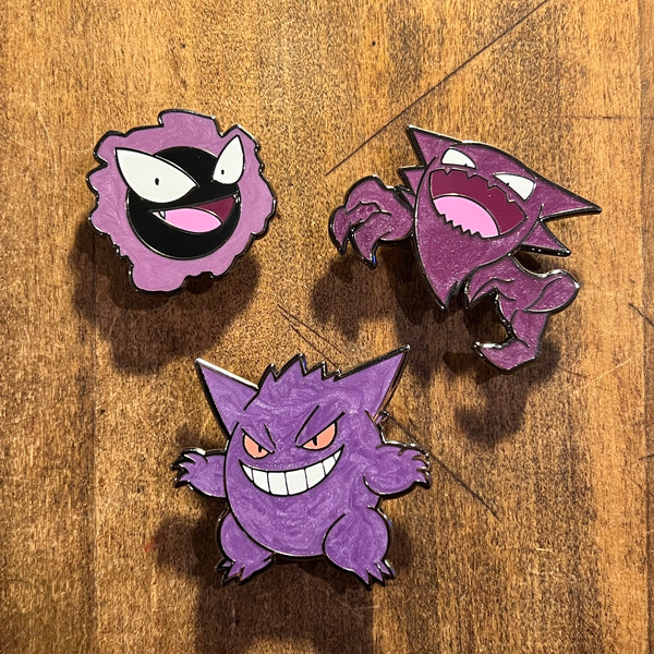GHOST TRIO Hard Enamel Pins