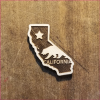 California Wooden Pin