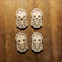 Baby Groot Wooden Pins