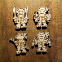 Turtle Wooden Pins